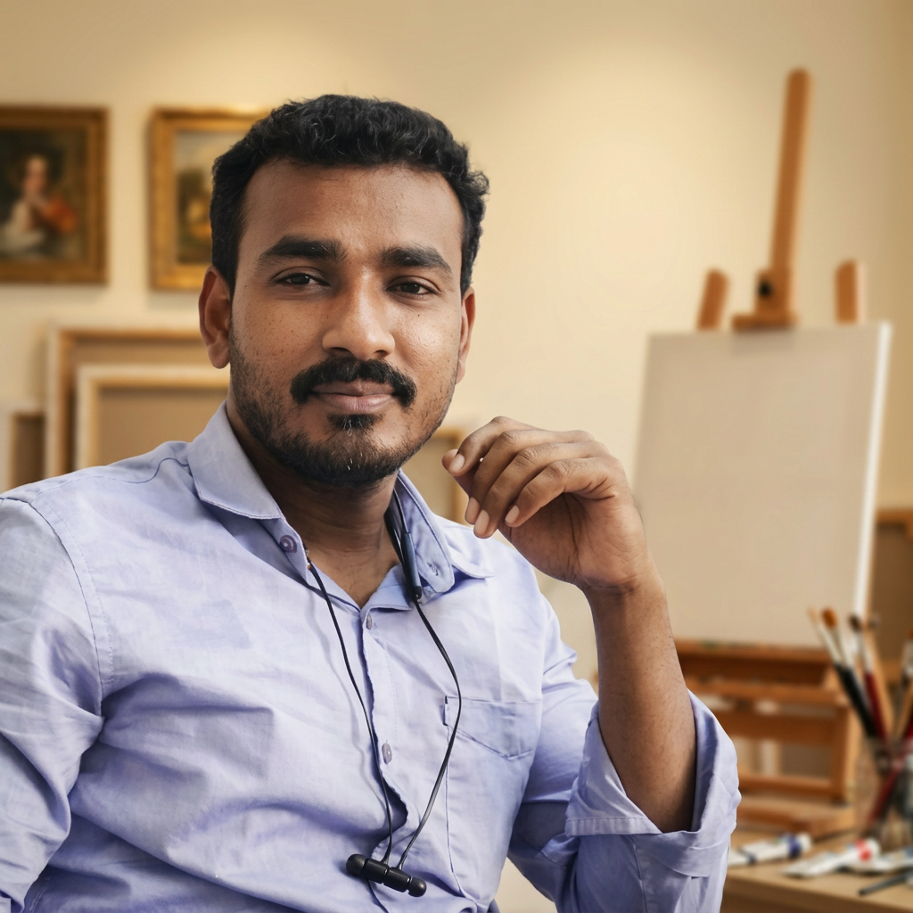 Artist Mylai Kanagaraj, founder